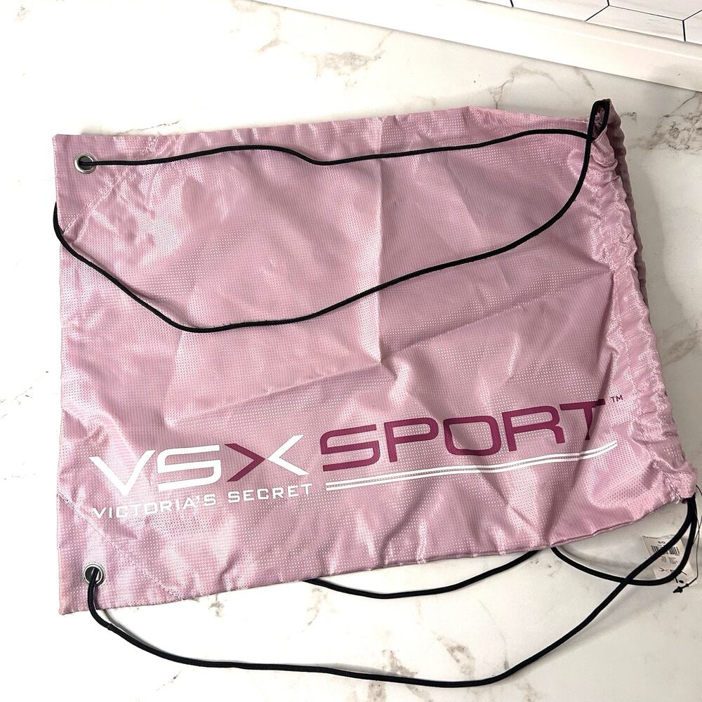 Victoria’s Secret VSX Sport Pink Drawstring Gym Bag  Lightweight